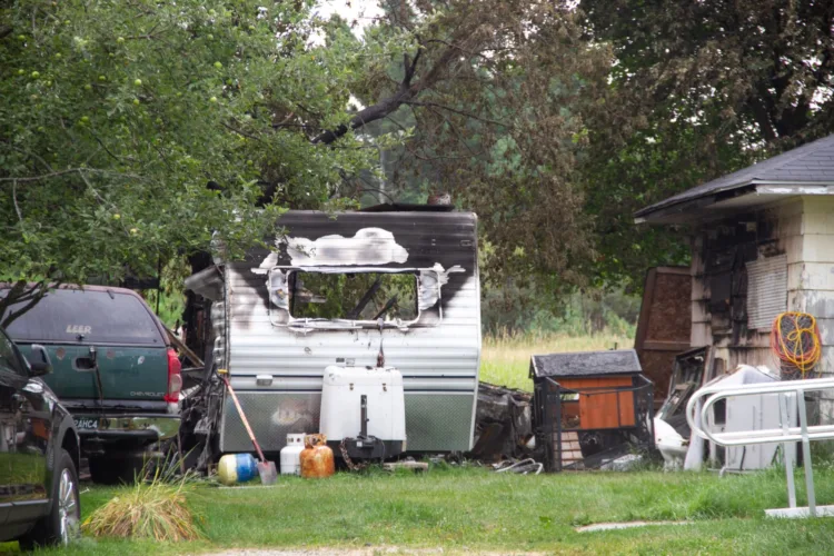 Early morning fire injures one, pet dies